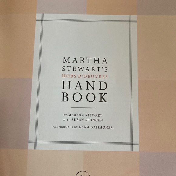 Martha Stewart Hors D’Oeuvres Handbook Firsf Edition 1991 - Picture 4 of 4